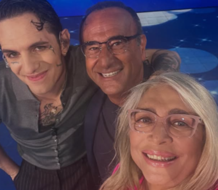 Achille Lauro, Carlo Conti Mara Venier - Instagram