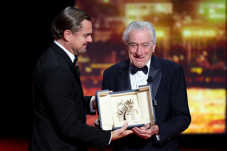 Cannes, DiCaprio e la Palma d'Oro a De Niro - Afp