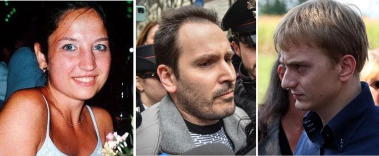 Da sinistra Chiara Poggi, Andrea Sempio e Alberto Stasi