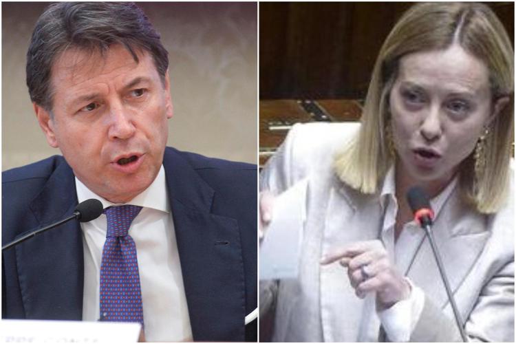 Giuseppe Conte e Giorgia Meloni