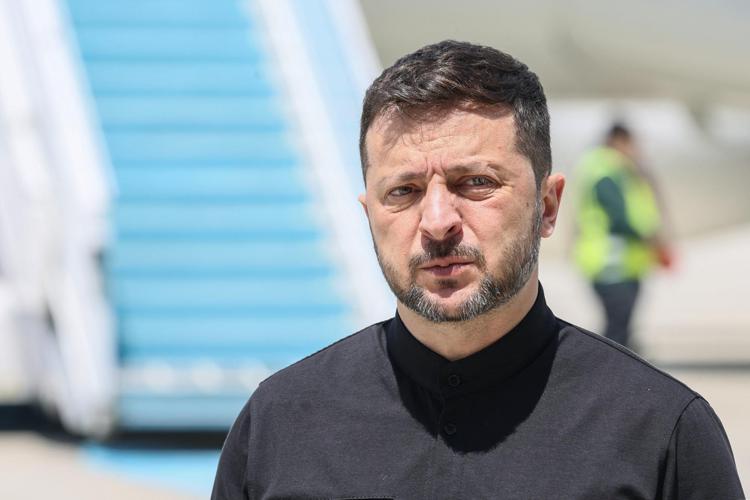 Volodymyr Zelensky a Ankara - Afp