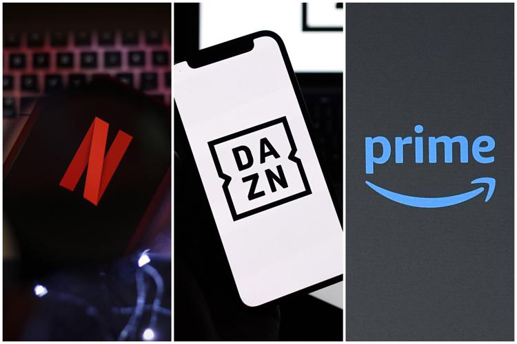 I loghi di Netflix, Dazn e Prime Video - Ipa