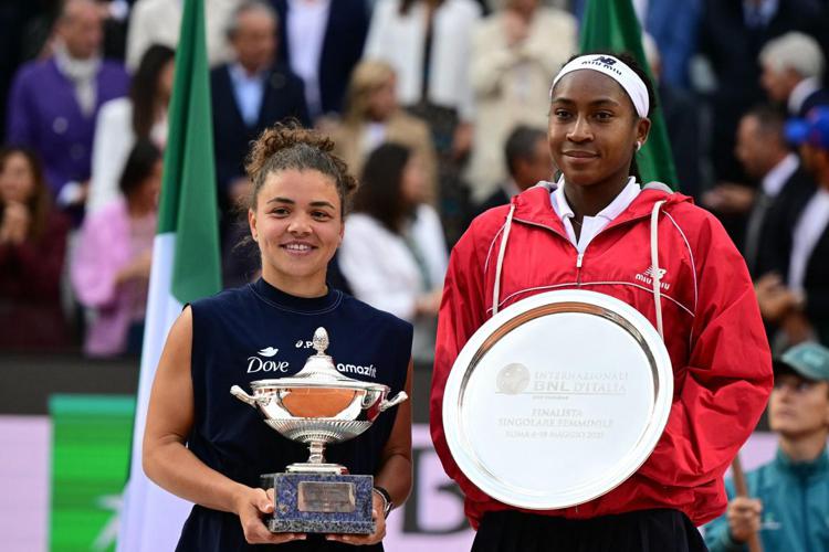 Jasmine Paolini e Coco Gauff - Afp