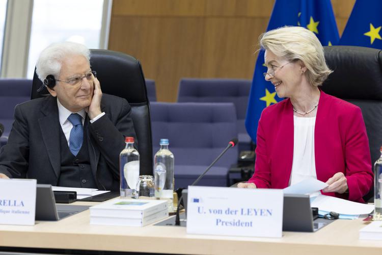 Sergio Mattarella e Ursula von der Leyen - (Quirinale)