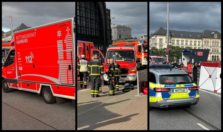 Attacco ad Amburgo (Afp)