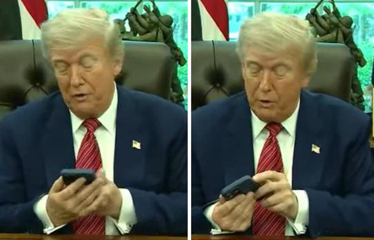 Trump e il telefono che squilla