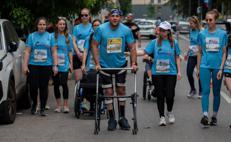 Andrea alla Wings For Life World Run di Milano