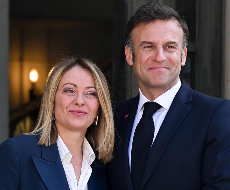 Meloni e Macron, repertorio (Fotogramma/Ipa)