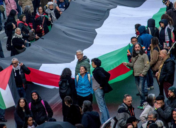 Manifestazione per Gaza, immagine di repertorio (Fotogramma/Ipa)