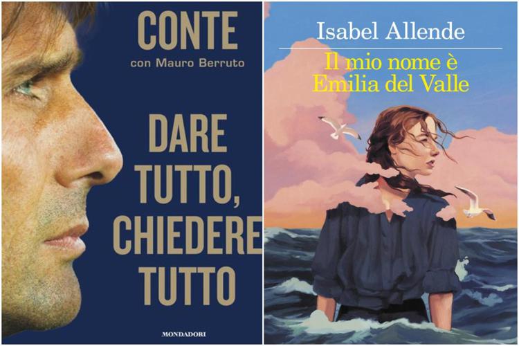 Le copertine di 'Dare tutto, chiedere tutto' e 'Il mio nome è Emilia del Valle'
