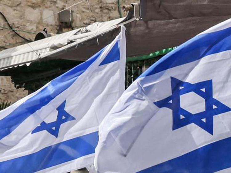 Bandiere di Israele (Afp)