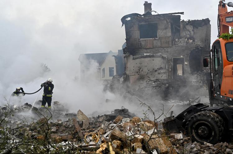 Attacco in Ucraina (Afp)