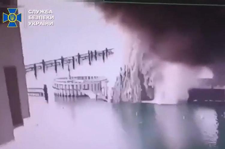 Ponte di Kerch in Crimea