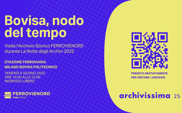 'Bovisa, nodo del tempo', Ferrovienord apre al pubblico l'Archivio storico