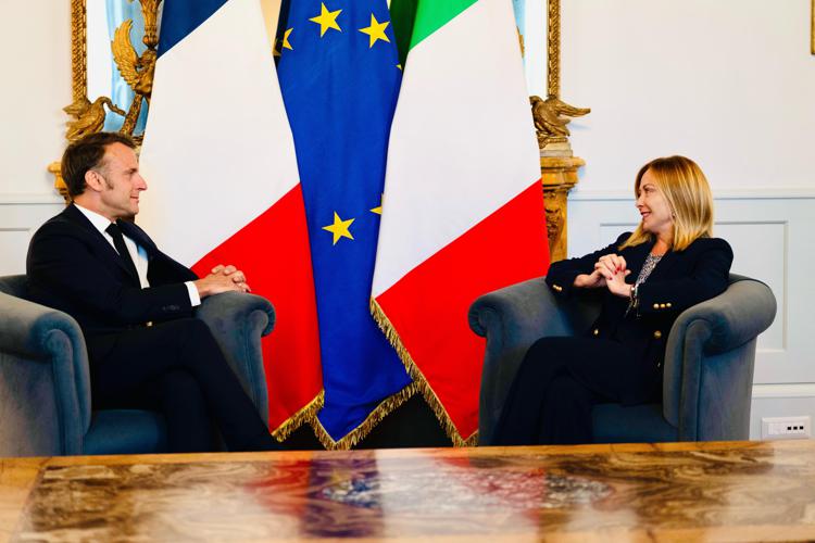 Macron e Meloni