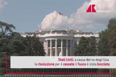 Gaza, da Usa veto su risoluzione Onu per cessate fuoco