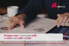 Pil Italia, le stime dell'Istat: 