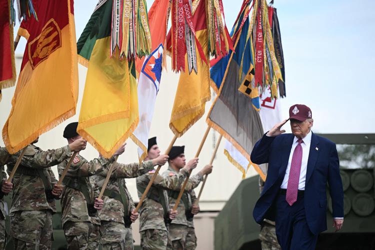 Donald Trump a Fort Bragg