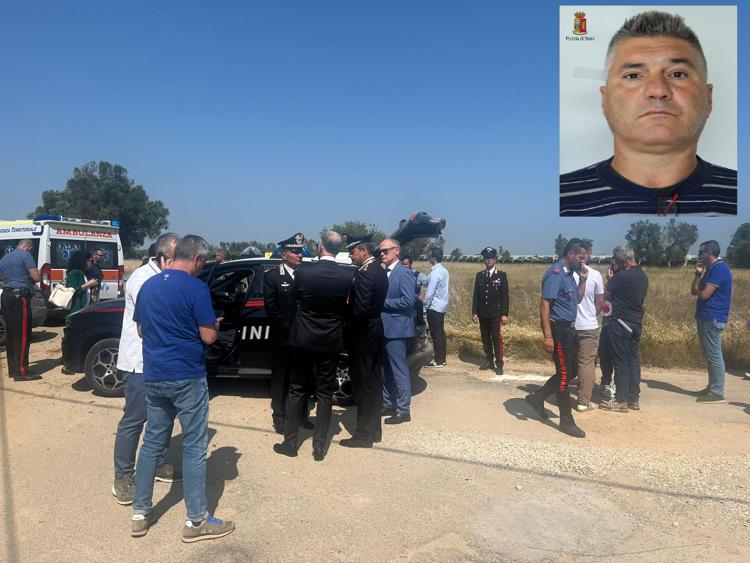 Il luogo dell'agguato e nel riquadro il volto di Michele Mastropietro 