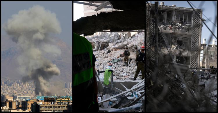 Palazzi distrutti nel conflitto Israele-Iran - (Afp) - (Afp)