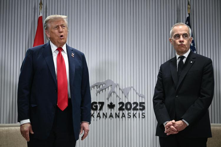 Trump e Carney
