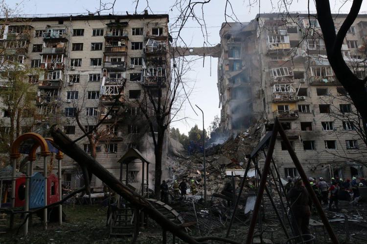 Attacco russo su Kiev