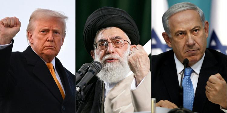 Trump, Khamenei, Netanyahu - (Afp)