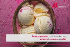 Caro gelato, Federconsumatori: 