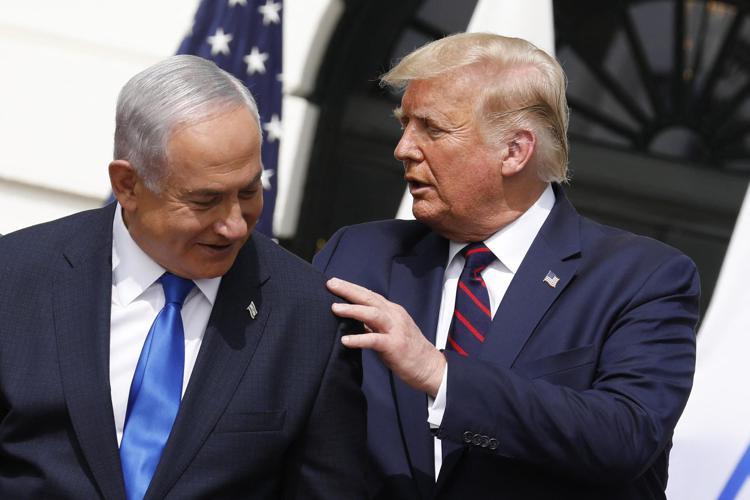 Benjamin Netanyahu e Donald Trump (Fotogramma)