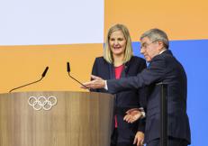 Kirsty Coventry e Thomas Bach - Fotogramma/IPA