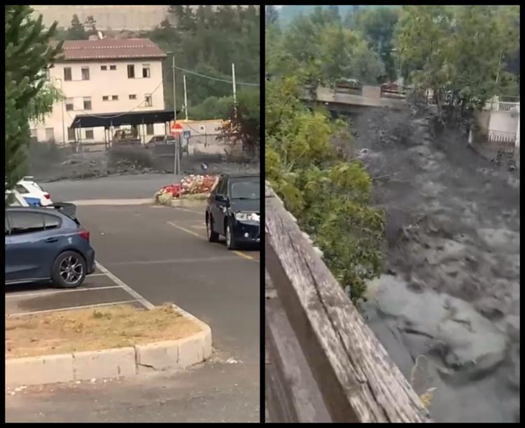 Bardonecchia. Foto dei vigili del fuoco
