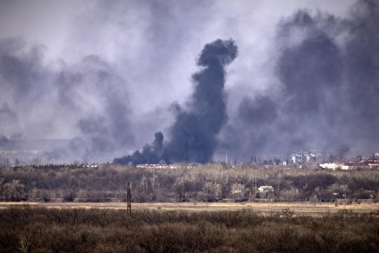 Esplosione nel Luhansk (Afp)
