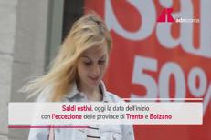 Al via i saldi estivi