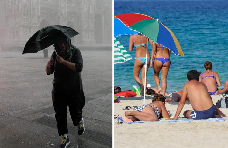 Caldo africano sotto attacco: ecco temporali, grandinate e calo temperature