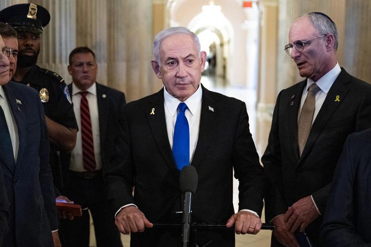 Benjamin Netanyahu a Capitol Hill - Fotogramma /Ipa