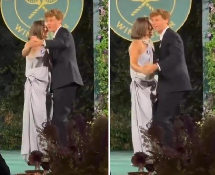 Jannik Sinner in versione ballerino