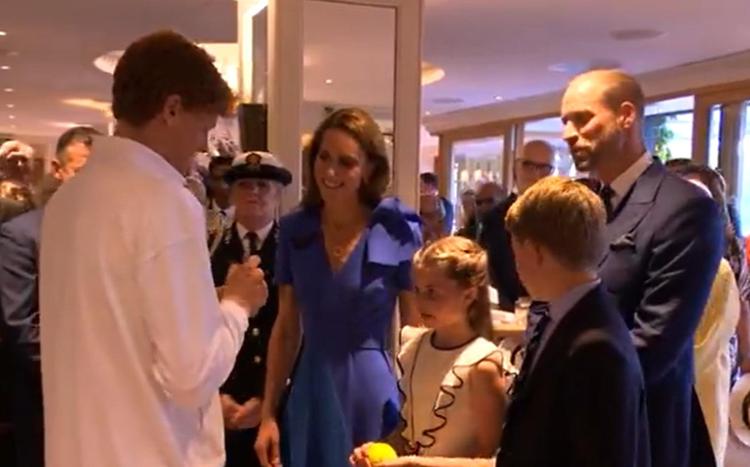 Sinner e la royal family