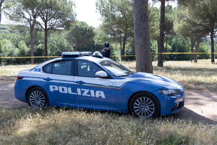 Polizia a Villa Pamphili (Ipa)