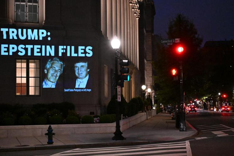 Epstein e Trump - Afp