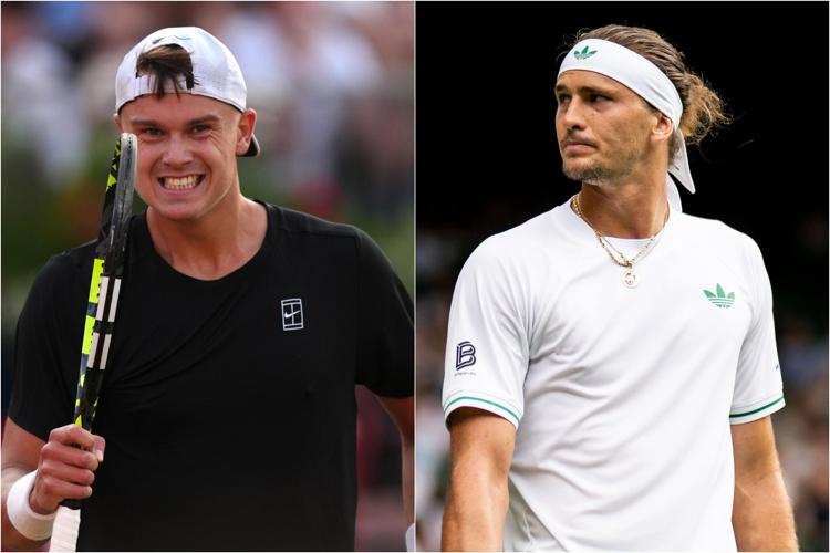 Holger Rune e Alexander Zverev - Ipa/Fotogramma