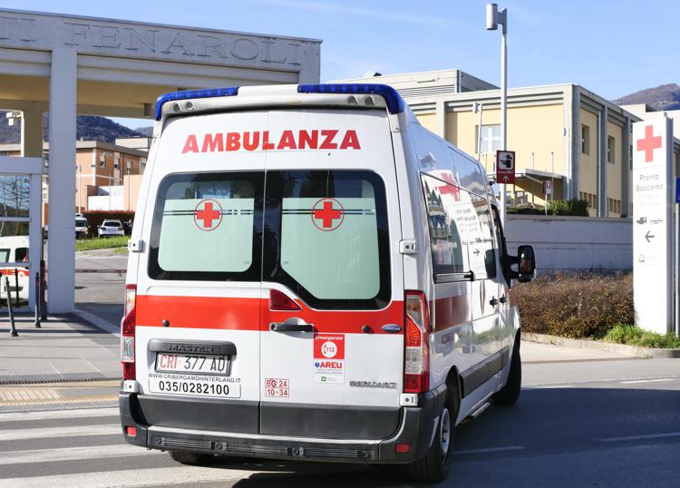 Un'ambulanza