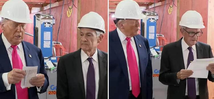 Trump e Powell