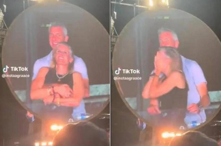 Andy Byron e Kristin Cabot al concerto dei Coldplay