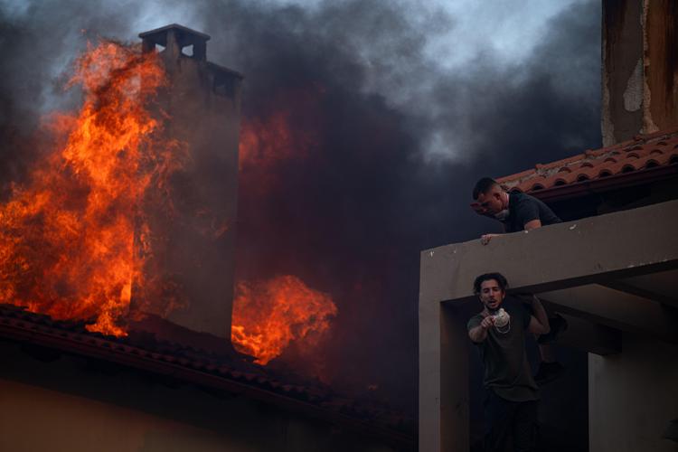 Incendi in Grecia - (Afp)