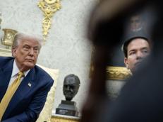 Donald Trump e Marco Rubio - (Afp)