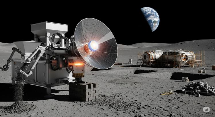 La Cina rivoluzione l'edilizia spaziale con la stampante 3D di mattoni lunari