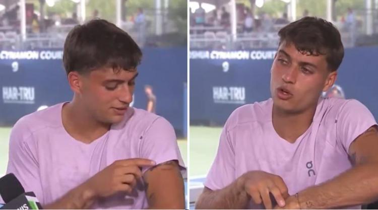 Flavio Cobolli e i suoi nuovi tatuaggi - X