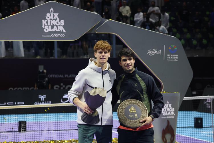 Jannik Sinner e Carlos Alcaraz - Fotogramma/IPA