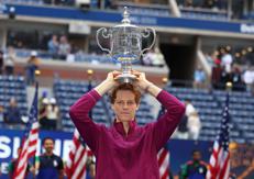 Jannik Sinner dopo la vittoria agli Us Open 2024 - Fotogramma/IPA