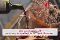 Dazi Usa, la preoccupazione delle grandi aziende produttrici di alcolici